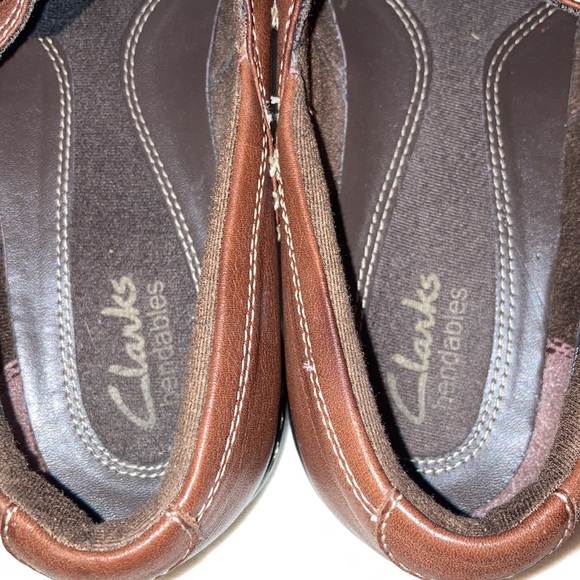 2 for $60 Clarks Slip On Loafers Women's Size 8 Bendables Sixty Delta Leather - Picture 8 of 16